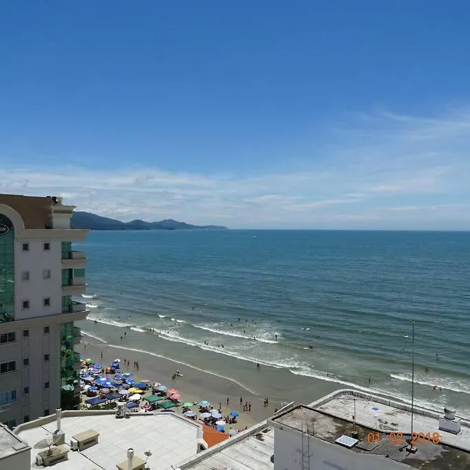 Apartament Alto Padrao Vista Panoramica Pe Na Areia! Ca1001 Itapema Brazylia